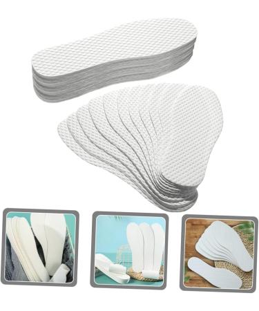 NOLITOY 20 Pairs Thin Insole Shoe Inserts - Odorless Sweat-Absorbing Non-Slip Sports Shoe Pads for Ultimate Comfort - Buy Online on GoSupps.com