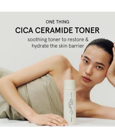ONE THING CICA Ceramide Toner 8.45 Fl Oz | Soothing Centella Asiatica Toner for Sensitive Skin | Vegan Korean Skincare for Hydration & Barrier Repair - Buy Online on GoSupps.com