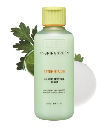 Bring Green Artemisia Cera Calming Moisture Toner | Daily Skincare Routine for Redness Relief Super Calming Facial Toner to Relieve Sensitive Irritated Skin 8.45 Fl. Oz. 250ml
