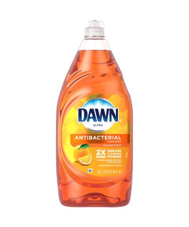 Dawn Ultra Antibacterial Hand Soap Dishwashing Liquid Dishwashing Soap Orange Scent 40 Oz Bottle