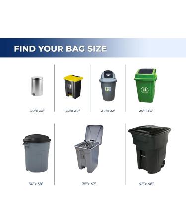 Spartano Clear Garbage Bags 35 x 47 Inch (200 Count) Strong Kitchen Garbage Bag for Waste Bin Multipurpose Trash Bags for Home & Office 35 x 47 (Pack of 200) Strong - Buy Online on GoSupps.com