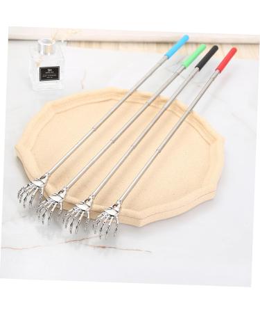Frcolor 4-Piece Skull Hand Scratching Massage Devices Stainless Steel Flexible Back Scratcher & Home Tool Set for International Shipping - Buy Online on GoSupps.com