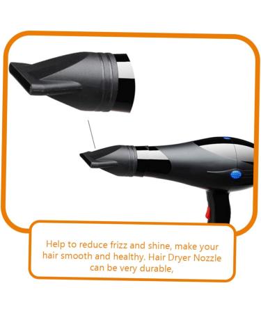 Hair Dryer Attachment 20 Pcs Hair Dryer Nozzle Pp Black Tuyere Small Hair Dryer Attachment 8x7.5cmx2pcs Blackx2pcs - Buy Online on GoSupps.com