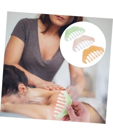 Plafope 3-Piece Massage Comb Set | Gua Sha Schabassage Tool for Scalp & Hair Health - Shop Internationally! - Buy Online on GoSupps.com
