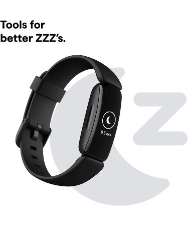 Fitbit Inspire 2 Health & Fitness Tracker with a Free 1-Year Fitbit Premium Trial 24/7 Heart Rate Black/Black One Size (S & L Bands Included) - Buy Online on GoSupps.com