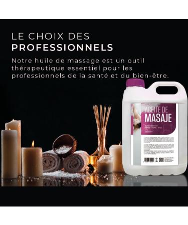 Sweet Almond Oil Rosemary Lavender and Fennel 5L + Refillable Bottle 500 ml | Professional Massage Oil | Body Oil - Buy Online on GoSupps.com