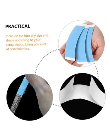FRCOLOR 24 Pcs Lace Hair Tape for Wigs | Invisible Hair Extension & Lace Front Support Best Blue Wig Tape - Buy Online on GoSupps.com