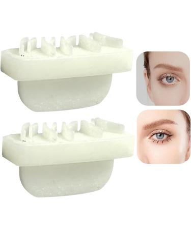 Ristyur Silicone Eyelash Stamp - 1 Pair Eyelash Stamping Tool Reusable Makeup Stamps For Eyes Lower Eyelash Stamps Tool Long-Stay Easy Makeup Tool - Buy Online on GoSupps.com