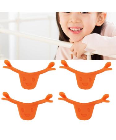 4-Piece Smile Corrector & Facial Trainer - Mouth Exercise Device for Lip Deafness | Enhance Your Smile & Beauty (Orange) - Buy Online on GoSupps.com