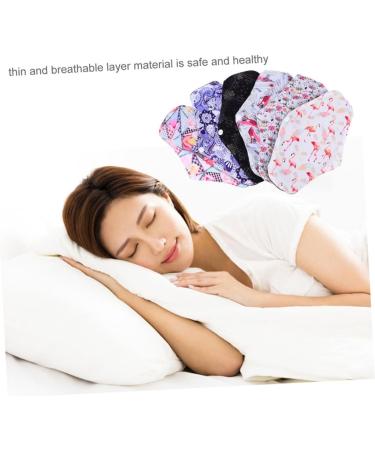 Exceart Reusable Menstrual Pads - Set of 7 Charcoal Fiber Sanitary Towels for Women & Girls with Bags - Eco-Friendly Care Mat - Buy Online on GoSupps.com