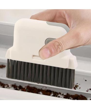 3 Window Groove Cleaning Brushes Grout Clean Brush - Household Dustpan Cleaning Brush Narrow Corner Cleaning Tools for Cleaning Door Window Slides and Gaps Grey - Buy Online on GoSupps.com