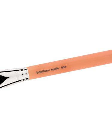 Bdellium Tools Pink Bambu Series 968 BDHD Phase II Small Foundation/Contour Brush - Soft Synthetic Fiber for Versatile Makeup Application & Blending - International Shipping Available - Buy Online on GoSupps.com