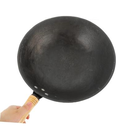 Zerodeko Wok Nonstick Frying Pan Nonstick Cookware Nonstick Skillet Pan Mini Food Metal Grilling Stir Fry Skillet Mini Accessories Seafood Pan Uncoated Work Iron Noodle Cooker - Buy Online on GoSupps.com
