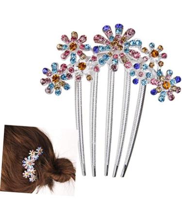 Beaupretty Tiara Women Hair Comb Bridal Hair Comb Women Hair Clip Flower Hair Comb Wedding Diamond - Buy Online on GoSupps.com