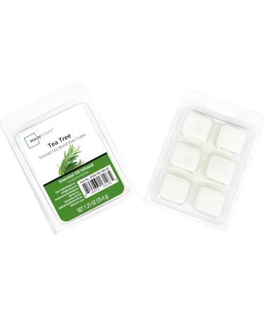 Tea Tree Wax Cubes - Essential Oil Infused - 1.25 oz (35.4g) - Natural Aromatherapy for Home Fragrance - Buy Online on GoSupps.com