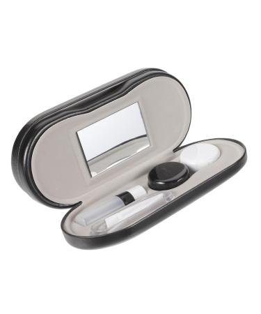 Homsfou 1 set of glasses case with double usage purpose glasses box glasses case glasses container sunglasses Storage container for schnapps glasses Contact lens container