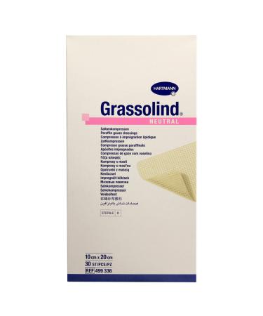Hartmann 4993369 Grassolind ointment compress 20cm x 10cm 30 pieces