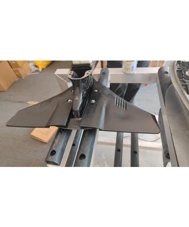 Dorsal-Fin Style Hydrofoil Stabilizer for Outboard Motors 5-150hp | UV-Resistant Black Plastic with SS316 Bolts - Buy Online on GoSupps.com