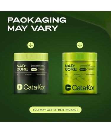 NMN Supplement Alternative Liposomal NAD+ Supplement Third-Party Tested NAD CORE 30-Day Supply 60 Capsules 60 Count (Pack of 1) - Buy Online on GoSupps.com