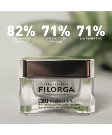 Filorga NCEF-Reverse Eyes Anti Aging Eye Cream | Hyaluronic Acid, Collagen, Vitamin C | Reduce Wrinkles, Dark Circles, Puffiness | Boost Eye Moisturizing | 0.5 fl. oz - Buy Online on GoSupps.com