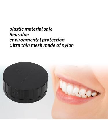 Round Prosthesis Container - Portable & Reusable Bath Box with Sieve & Magnetic Mirror for On-the-Go Care - Buy Online on GoSupps.com