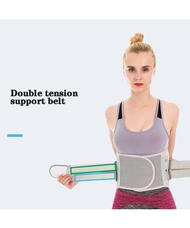 Buy Lumbar Support Belt | Back Brace for Men & Women | Pain Relief for Herniated Disc Sciatica Scoliosis | Medium Size & Breathable Design - Buy Online on GoSupps.com