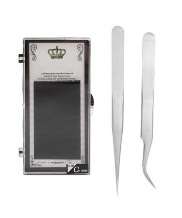 EVTScan Eyelash Extension Kit Professional Complete Eyelash Tweezers Kit Portable Individual Eyelash Kit