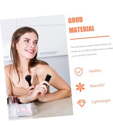 POPETPOP Makeup Brush Travel Powder Brush Cosmetic Tools Foundation Brush Make up Brush Blush Brush Makeup Supplies Foundation Applicator Cosmetic Applicator Paint Wood Dense - Buy Online on GoSupps.com