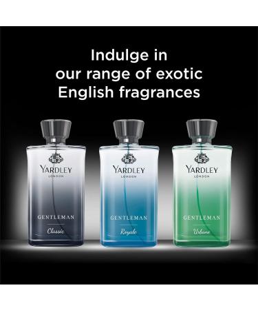 Yard.ley London Gentleman Classic Perfume| Fresh Woody Foug re Notes| Masculine Fragrance| Perfume for Men| 100ml - Buy Online on GoSupps.com