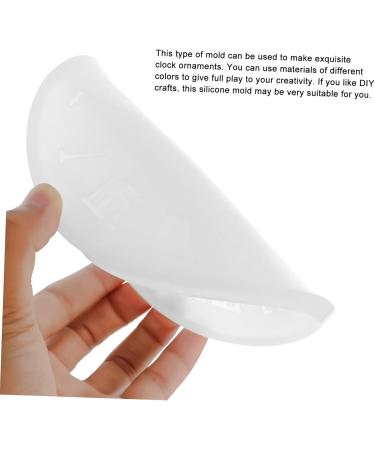 STOBOK 1pc Clock Mold Clocks Silicone Molds Resin Crafts Resin Epoxy Mold Craft Accessories Large Candle As Shown 15.5X15.5CM - Buy Online on GoSupps.com