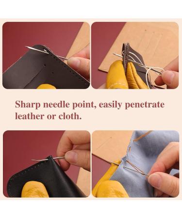 UOOU 12 Pcs Heavy Duty Sewing Needles Kit - Triangular, Sack & Hand Needles for Upholstery, Leather, Carpet & Canvas Repair - Buy Online on GoSupps.com