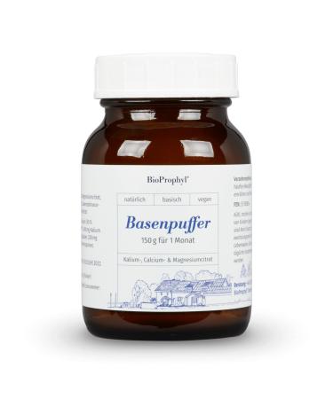 Bioprophyl base buffer with basic minerals as a citrate - calcium potassium magnesium and zinc + nettle and dandelion powder - 150 g powder (30 portions of 5g) - 100% vegan