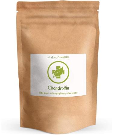 Chondroitin Powder 100g - Pure Chondroitin Sulfate Finely Ground Made in Germany - No Additives High Quality - Buy Online on GoSupps.com