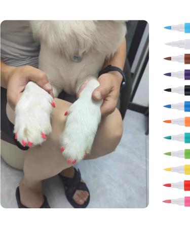 Dog Nail Polish - Non-toxic Dog Nail Color Quick-Drying Puppy Nail Polish | Dog Gel Long-Lasting Pet Nail Polish Nail Polish for - Buy Online on GoSupps.com