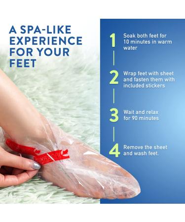 Wild Beauty Foot Peel Mask (3 Pairs) - Moisturizing Exfoliator for Dry, Cracked Feet - Buy Online on GoSupps.com