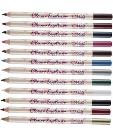 FOYTOKI 24 Pcs Eyeshadow Pen Eyeliner Pencil Colours Eyeliner Stick Colorful Eyeliner Pencil Eyebrow Pencil - Buy Online on GoSupps.com