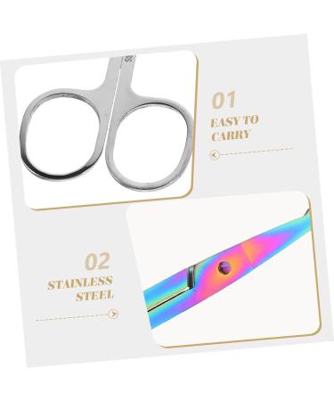 Mipcase 6 Pcs Nose & Ear Hair Cutters Set - Titanium Stainless Steel Trimmers for Facial & Baby Hair - Assorted Colors - Buy Online on GoSupps.com
