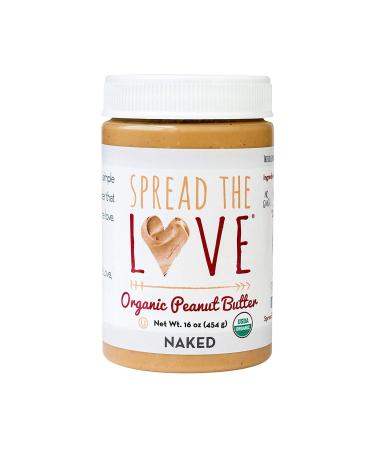 Spread The Love Organic Peanut Butter Naked 16 oz ( 454 g)