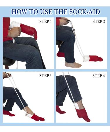 RMS Premium 7-Piece Hip Knee Replacement Kit for Surgery Recovery | Includes Leg Lifter, Reacher Grabber, Shoe Horn, Sock Aid, Dressing Stick, Bath Sponge - 19 & 32 inch - Buy Online on GoSupps.com