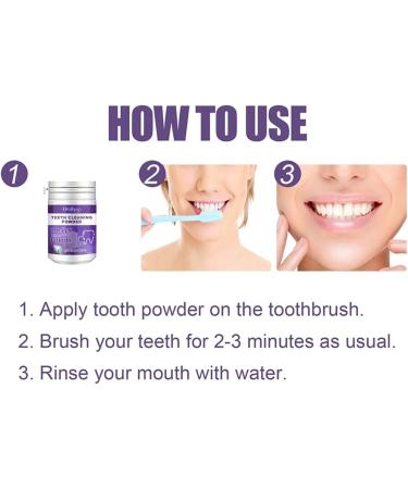 3 Days Purple Teeth Whitening Powder & Toothpaste - Effective Teeth Whitening & Bleaching | Visible Results | Lighten Your Smile - Buy Online on GoSupps.com