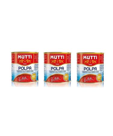 Mutti Mutti Polpa di Pomodoro Pack of 3 100% Italian Tomato Powders 2.5 kg