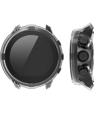 kwmobile 2-Pack Suunto 9/9 Baro/Spartan Sport Wrist HR Fitness Tracker Frame - TPU Silicone Cover - Transparent (Set of 2) - Buy Online on GoSupps.com