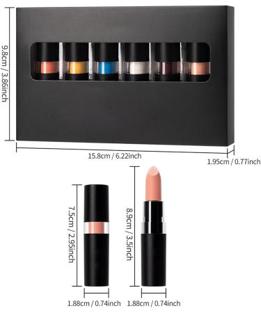 Finish Lip color set for cosplay lip gloss durable lipstick for carnival masquerade ball and festivals - Buy Online on GoSupps.com