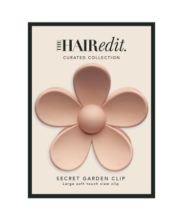 The Hair Edit Secret Garden Clip - Large Flower Claw Clip in Champagne - Buy Online on GoSupps.com