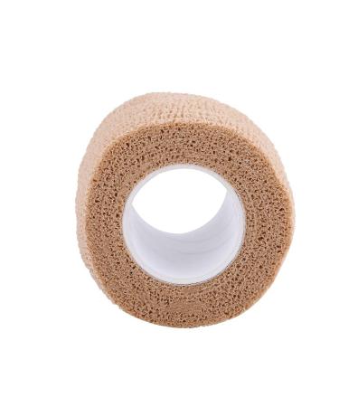 Waterproof Self Adhesive Bandage Tape Set 5 Rolls Finger Joints Wrap for Sports Care Elastic Sport Tape (Skin Color)