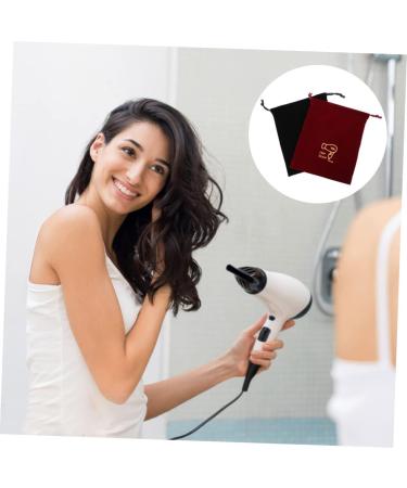 Beavorty 4pcs Storage Bag Bag Organizer Flannel Drawstring Bags Outdoor Hair Dryer Bags Cosmetic Bag - Buy Online on GoSupps.com