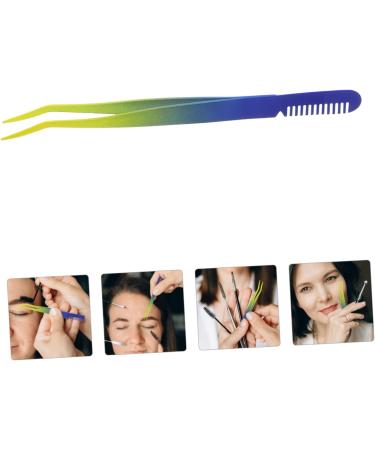 MAGICLULU Eyelash Comb Tweezers for Women Eyebrow Trimming Tool Eyebrow Clip False Eyelash Clip Scissor Tweezer Jewelry Tweezer Lash Tool Curved Tweezer Nail Stainless Steel Accessories Man - Buy Online on GoSupps.com
