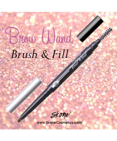 Skone Cosmetics Brow Wand Eyebrow Pencil - Retractable, Long-Lasting, Waterproof Makeup Pen for Platinum Blondes/Gray Hair - Buy Online on GoSupps.com