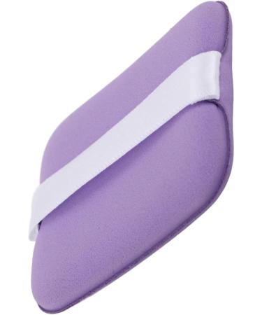 Verdant Touch Cushion Puff Dual Sided Powder Puff Soft Cosmetic Puff Sponge Wet Dry Makeup Tool Light Purple Rectangle - Buy Online on GoSupps.com
