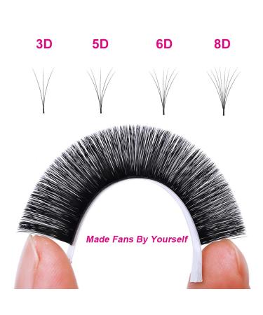 Fadlash Self-Fan Lash Extension - Easy Fanning 0.05mm Volume Eyelashes C Curl (0.05mm-C-13) for Effortless Beauty - Buy Online on GoSupps.com